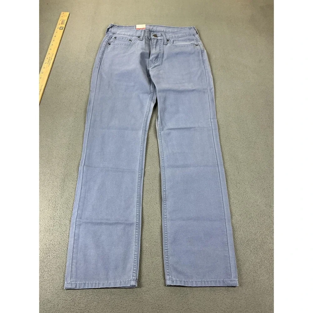 Levis 514 Jeans Mens 29x30 Light Wash Blue Straight Regular Fit Denim Cambodia